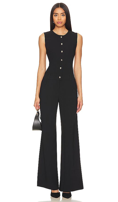 Amanda Uprichard JUMPSUIT TORI in Black. Größe XS. Also in L