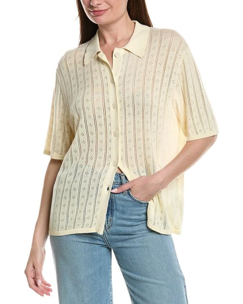 Milan Linen-Blend Knit Shirt