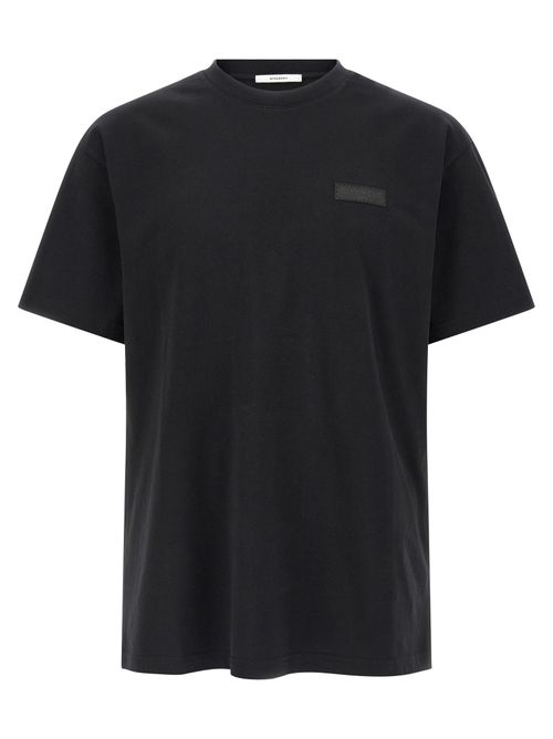 Logo-Patch Cotton T-Shirt — Black