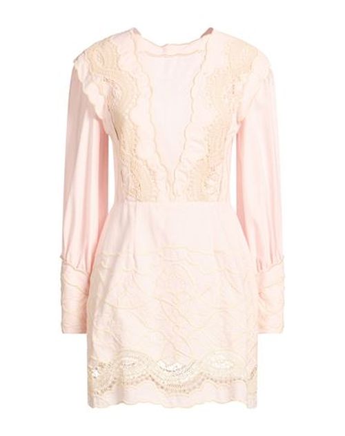 Woman Mini dress Light pink Size 2 Cotton
