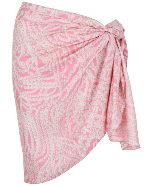 Pearl Print Silk Sarong