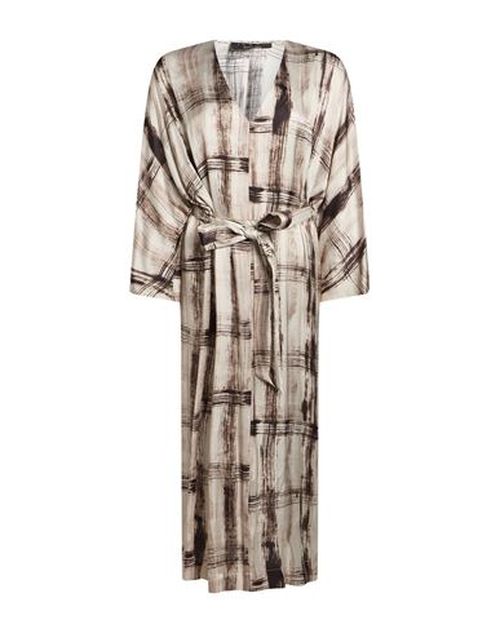 Woman Midi dress Taupe Size 10 Viscose