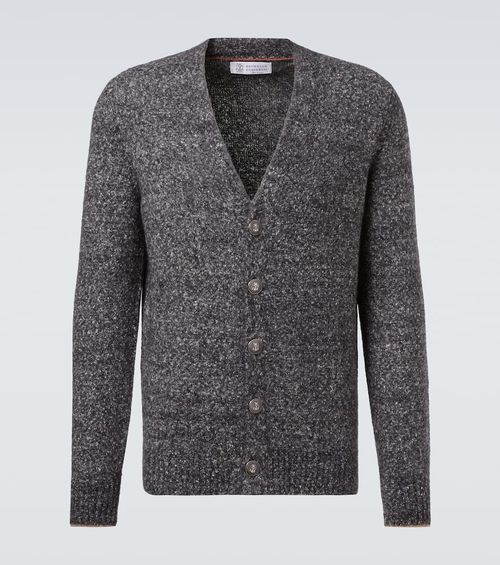 Wool-blend cardigan