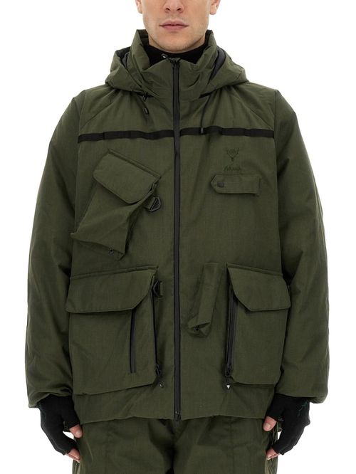 Green Solid Hood Jacket