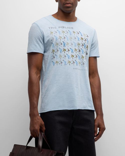 Men's Raw Edge Graphic T-Shirt