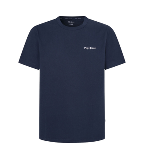 Pepe Jeans for man. PM509623 Arryn navy T-shirt (M), Casual, Short sleeve, Organic Cotton, Sustainable