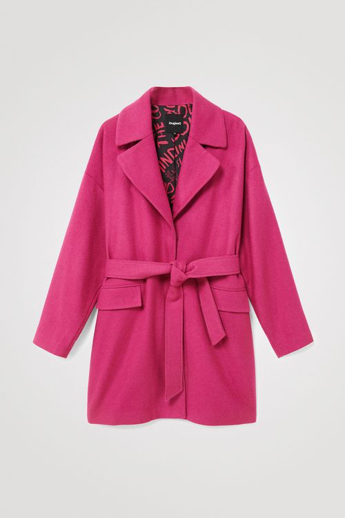 3/4 wool coat belt