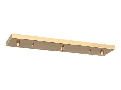 Aged Gold Brass Multi Ceiling Canopy from the Multi Ceiling Canopy Line Voltage Collection