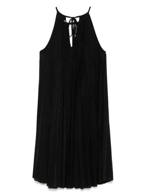 Kaos plissé mini dress - Black