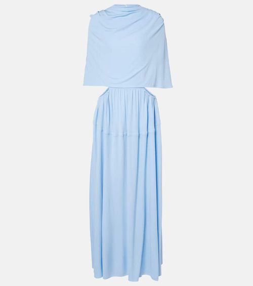 Frankie caped jersey maxi dress