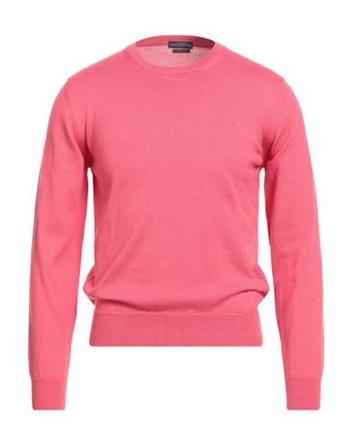 Ballantyne Man Sweater Magenta Size 38 Cotton, Cashmere
