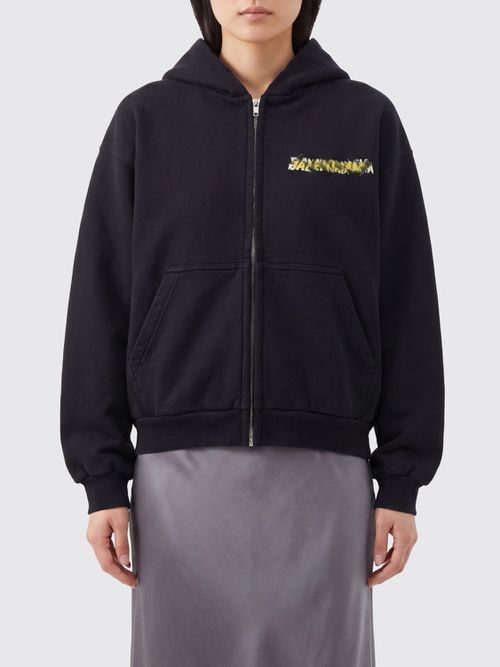Sweatshirt Woman color Black