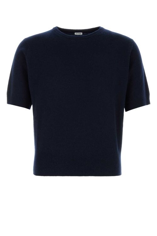 Midnight Blue Wool Blend Sweater
