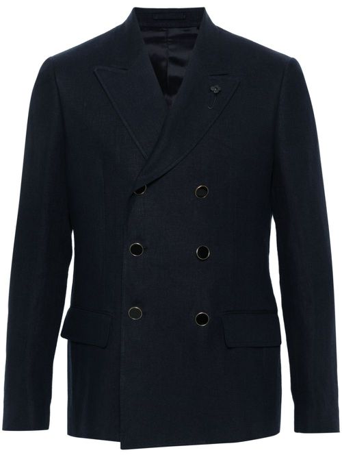 Double-breasted blazer - Blue