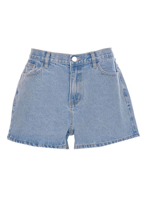 Eleh logo-patch shorts - Blue