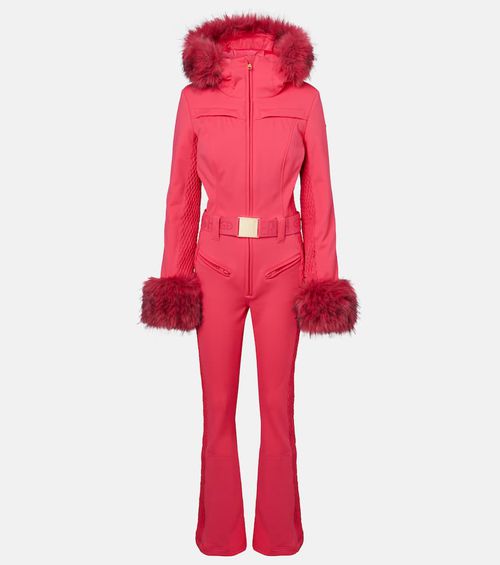 Angele faux fur-trimmed ski suit