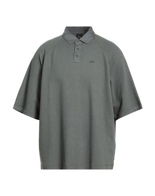 Man Polo shirt Grey Size XL Cotton, Polyester, Elastane