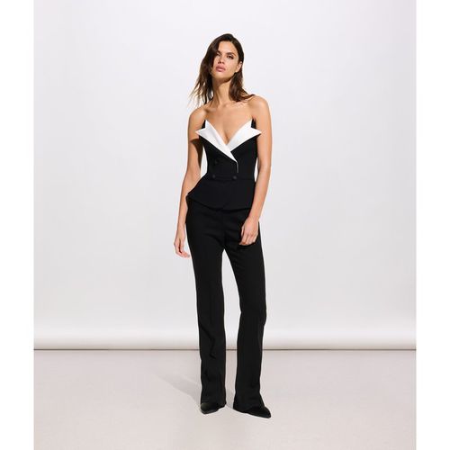 Karl Lagerfeld - Kl Studio Jumpsuit, Damen, Schwarz/weiss, Größe