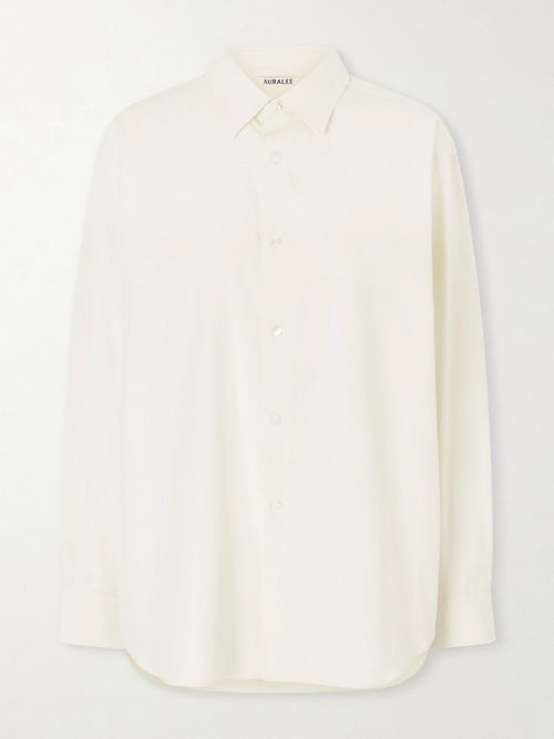 Finx Cotton-twill Shirt - Yellow