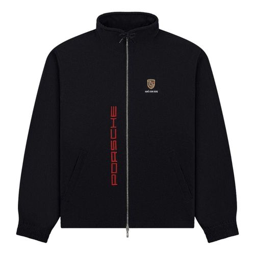 X Porsche Nylon Track Jacket 'Jet Black'