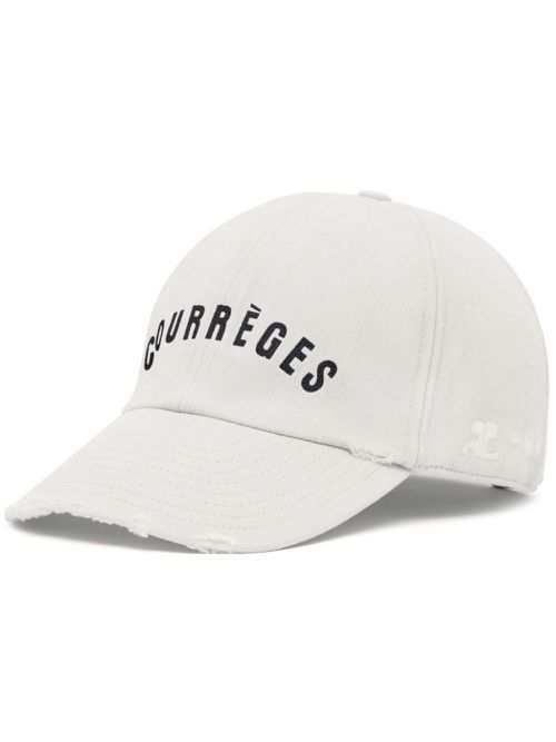 Logo-embroidered cotton baseball cap - Neutrals