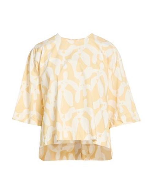 Caring Woman Top Pastel yellow Size 2 Cotton