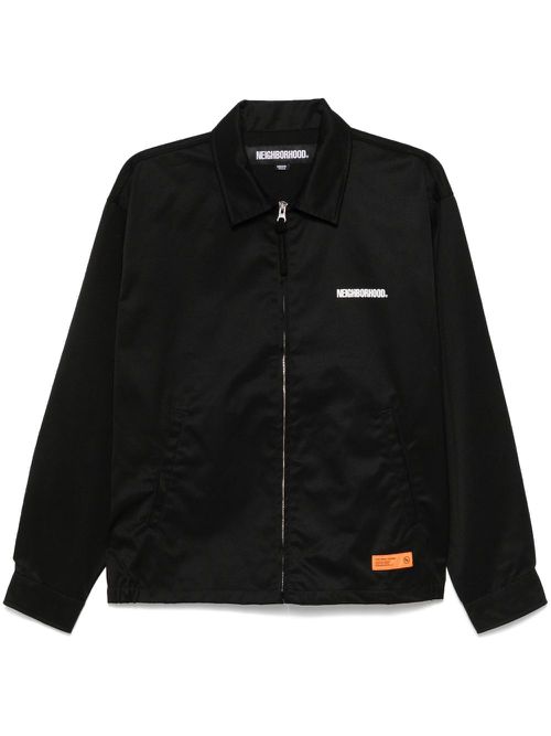 ジャケット・アウター neighborhood LEATHER ZIP WORK JACKET お取り寄せ受注生産 NEIGHBORHOOD LEATHER ZIP WORK JACKET M 【公式通販】