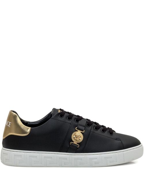 Black Logo Sneakers