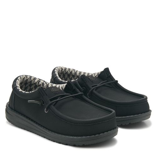 Kids' Wally Slip On Shoe Little/Big Kid Shoes (Black Mono)