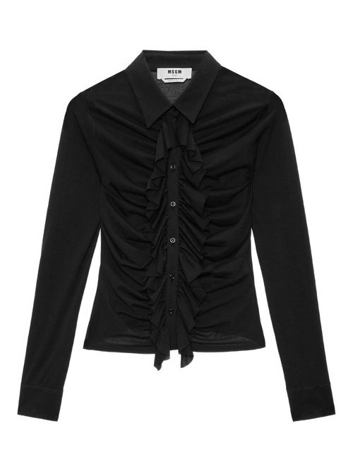 MSGM long-sleeved shirt - Black