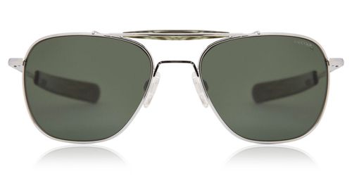 Randolph Engineering Aviator II Polarized AT002 Men's Sunglasses Silver