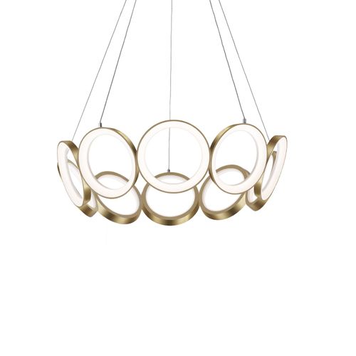 Kuzco Oros LED Contemporary Chandelier in Bra