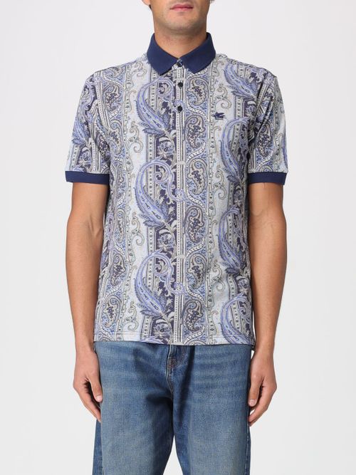 Polo Shirt Men color Blue