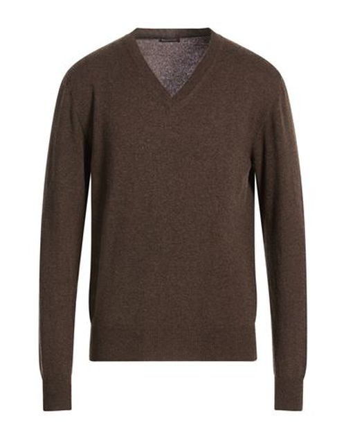 Man Sweater Brown Size 46 Cashmere