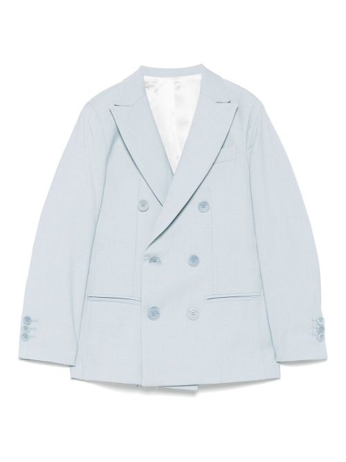 I'm brian slub-texture blazer - Blue
