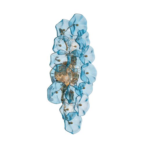 Aged Brass Wall Sconce from the Esme Collection