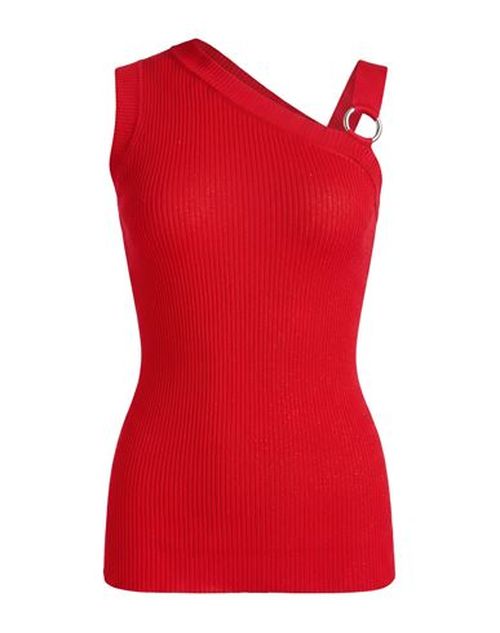 Woman Top Red Size 10 Viscose, Polyamide