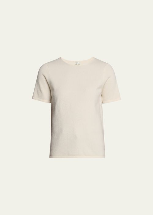 The Sweet Cashmere-Blend Short-Sleeve T-Shirt