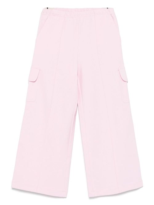Wide-leg cargo pants - Pink