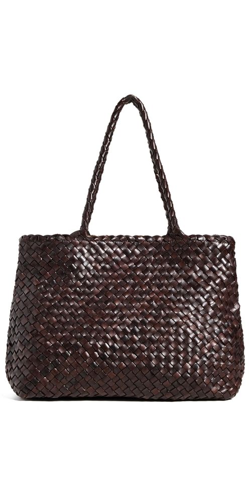 Vintage Mesh Tote Dark Brown One Size