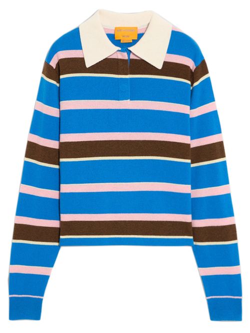 Cashmere Mini Cardigan with Front Button Closure & Ribbed Cuffs