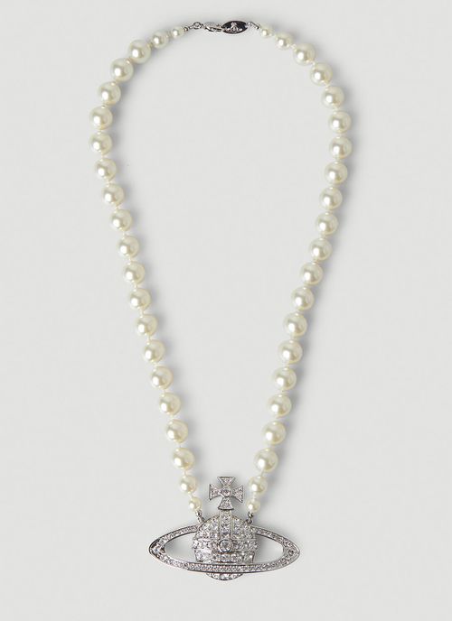 Bas Relief Pearl Necklace