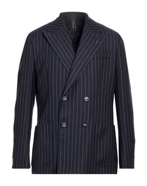 Man Blazer Blue Size 40 Virgin Wool