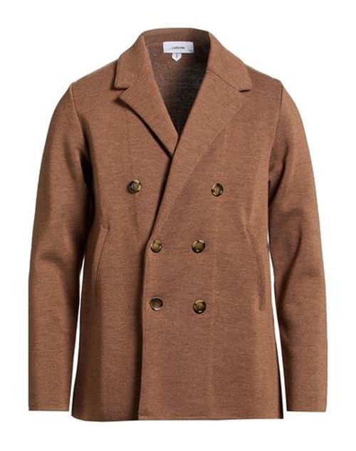 Man Blazer Light brown Size M Virgin Wool
