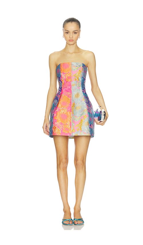 CeliaB Cosmica Dress in Orange. - L also in