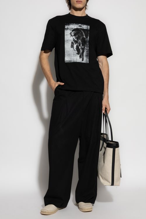 T-shirt With Print, Men's, Black
