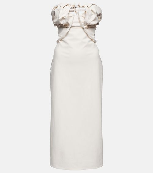 La Robe Bikini cotton-blend midi dress