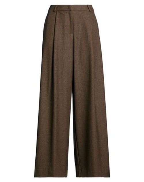Woman Pants Chocolate brown Size 4 Polyester, Viscose, Elastane