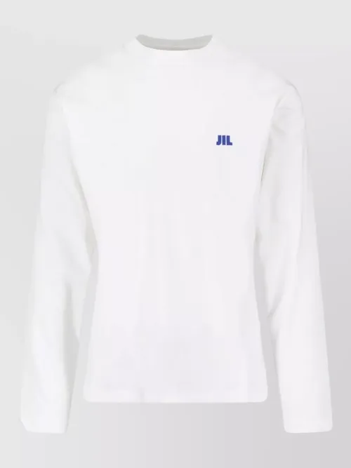 Jil Sander - shirt short cut crew neck long sleeve