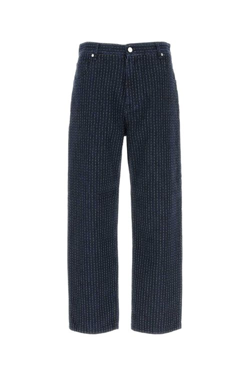 Stitching Jeans — Navy
